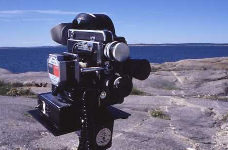 Revolution Crystal Sync and Time Lapse Motor for Bolex on Location in Norway